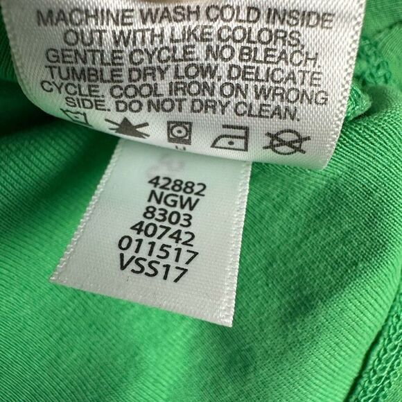 Hanna Andersson Girls 6-7 Swish Sparkle Dress With Tulle Tiers Green - Picture 7 of 7